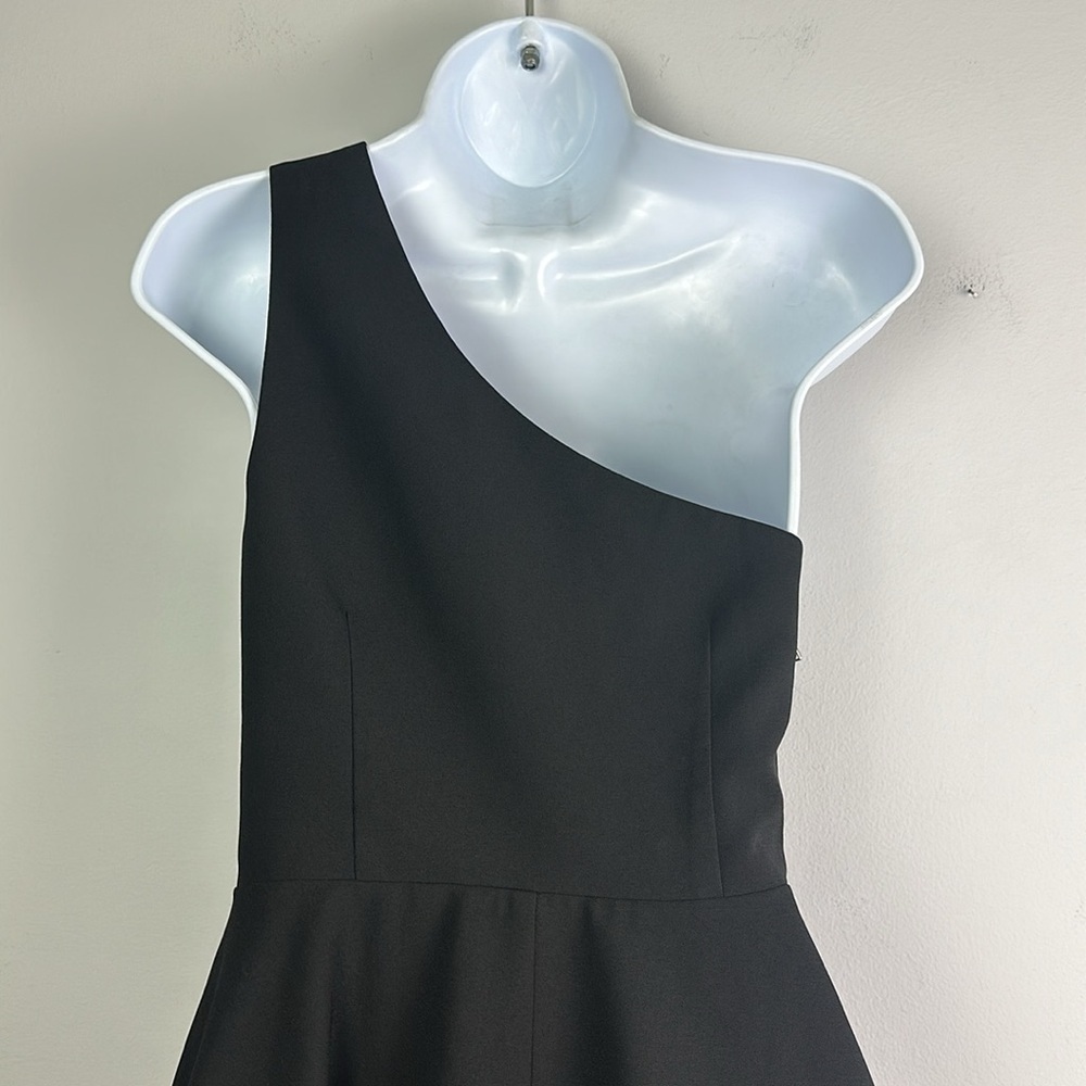 NBD X Naven Twins Back It Up Mini Dress Size S Black Lined One Shoulder Edgy - Picture 12 of 16